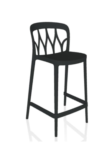 Galaxy Stool, Anthracite, Anthracite Frame, 37.01"H (34.61 Z039 8021W8G)