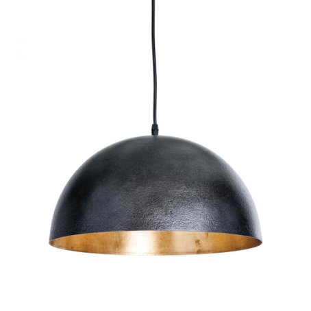 Sigmund Pendant Small, 1-Light, Steel, 15"W (16-1090BLK 504X2ZY)