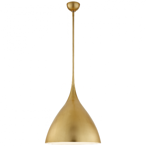 Agnes Pendant, 1-Light, Gild, 18"W (ARN 5351G 2R34W)