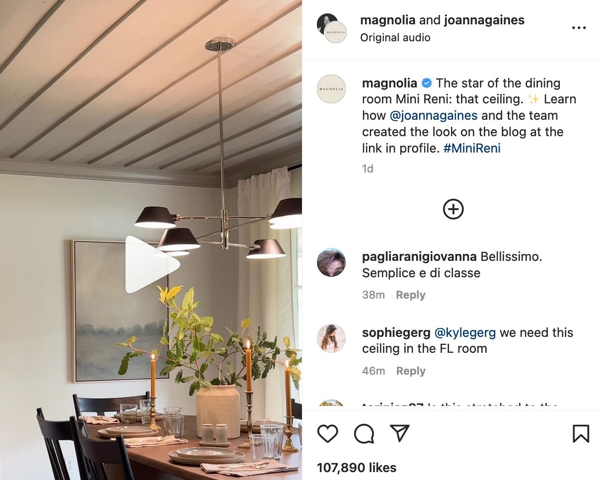 Magnolia Instagram Reel