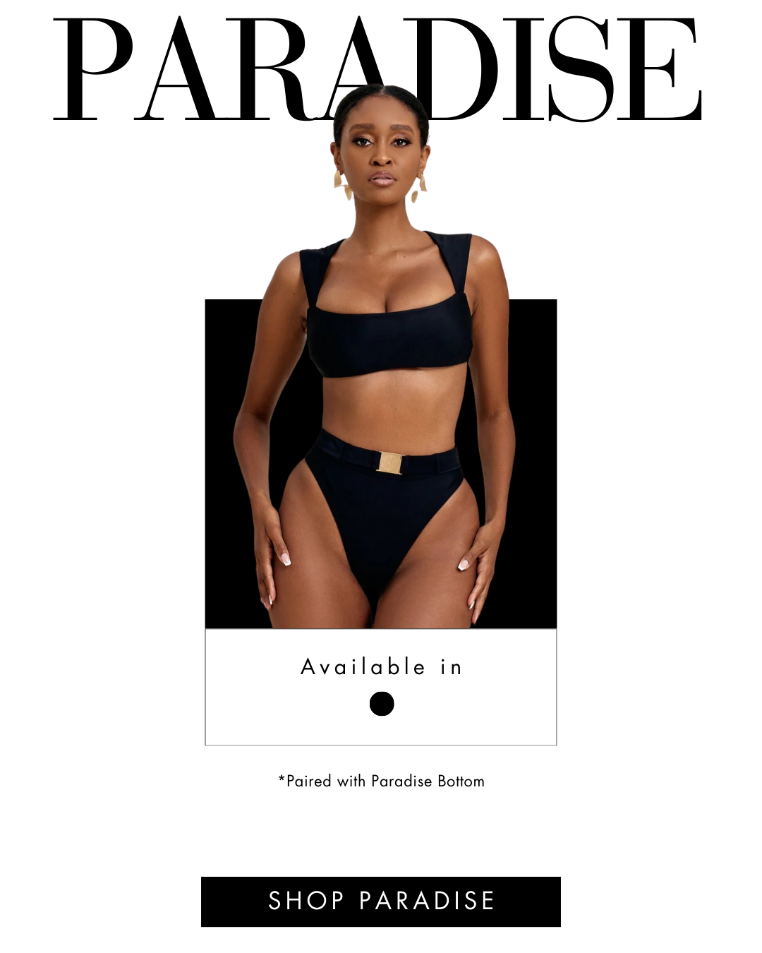 Paradise Bottom - Black / L