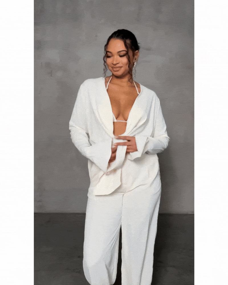 Coastal Pant - Cream / S